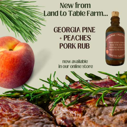 Georgia Pine + Peaches Pork Rub